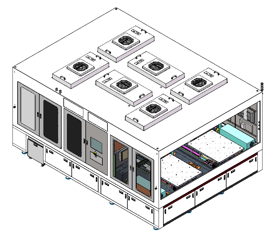 Full-Automatic Film Removal, Cutting and Cleaving Equipment