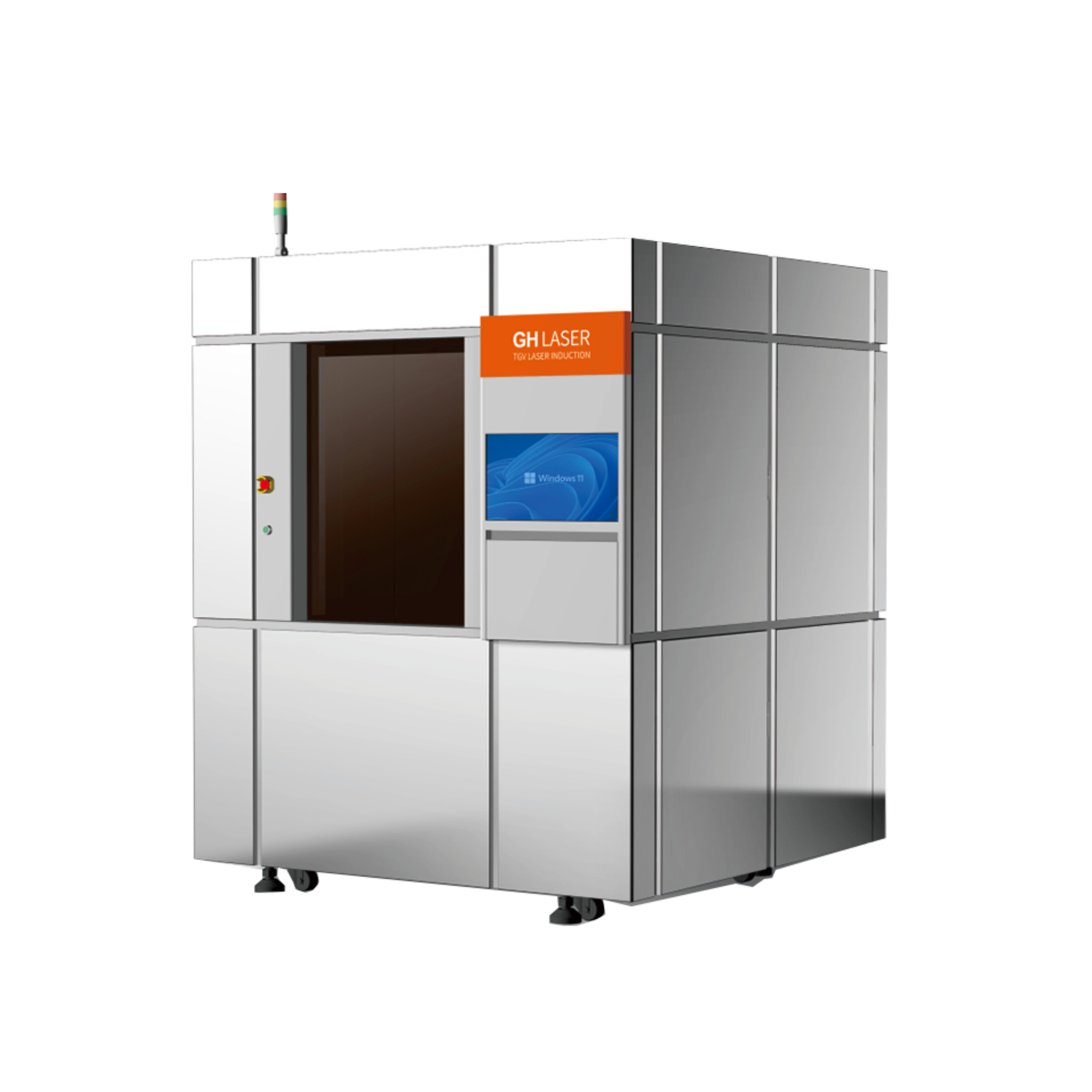 圭华AR 激光切割设备：赋能光学镜片制造，适配4-12寸晶圆加工 高端制造领域的新一代 “切割利器”。